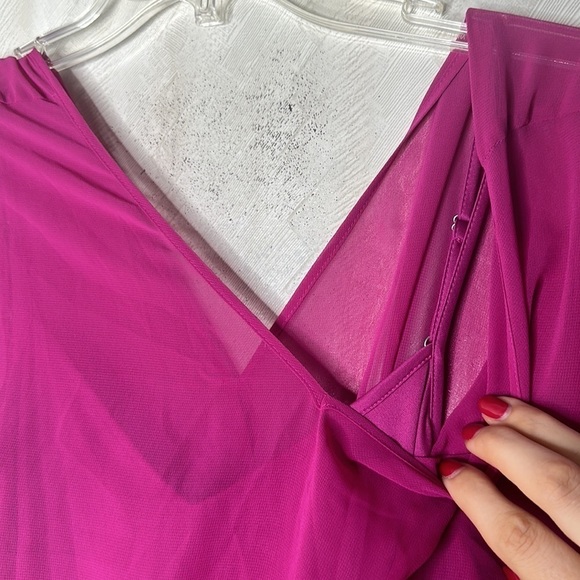 ❤️ 🆕 EXPRESS CHIFFON DRESS SIZE XS - Picture 3 of 5